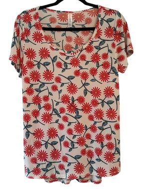 🖤 LuLaRoe Floral Print Classic Tee